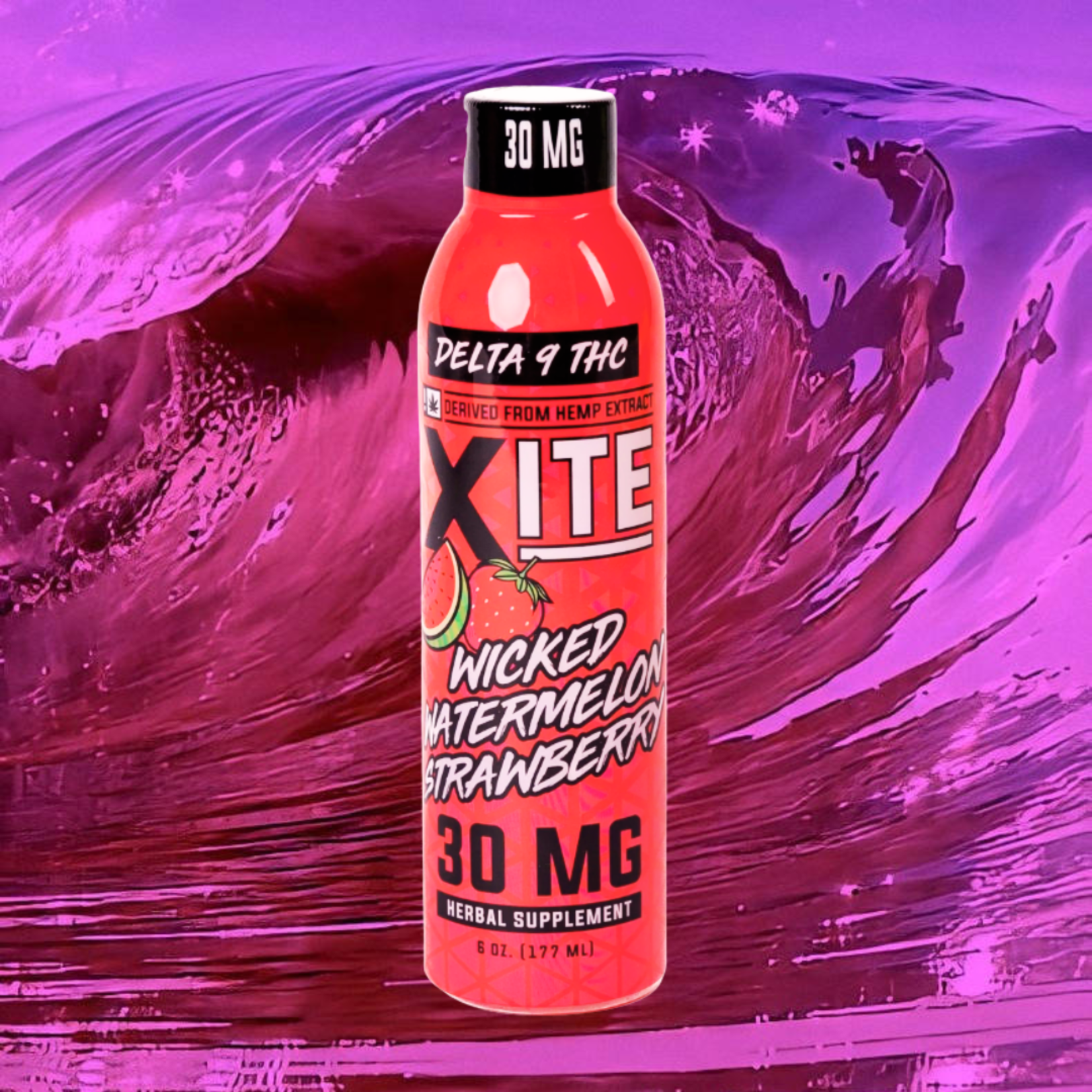Xite Xite Delta 9 Lemonade (30mg) - Wicked Watermelon Strawberry