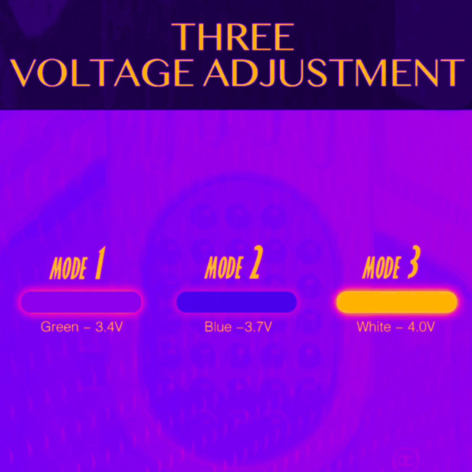 Guitar Cartridge Battery by Lookah - Blue/Purple Gradient