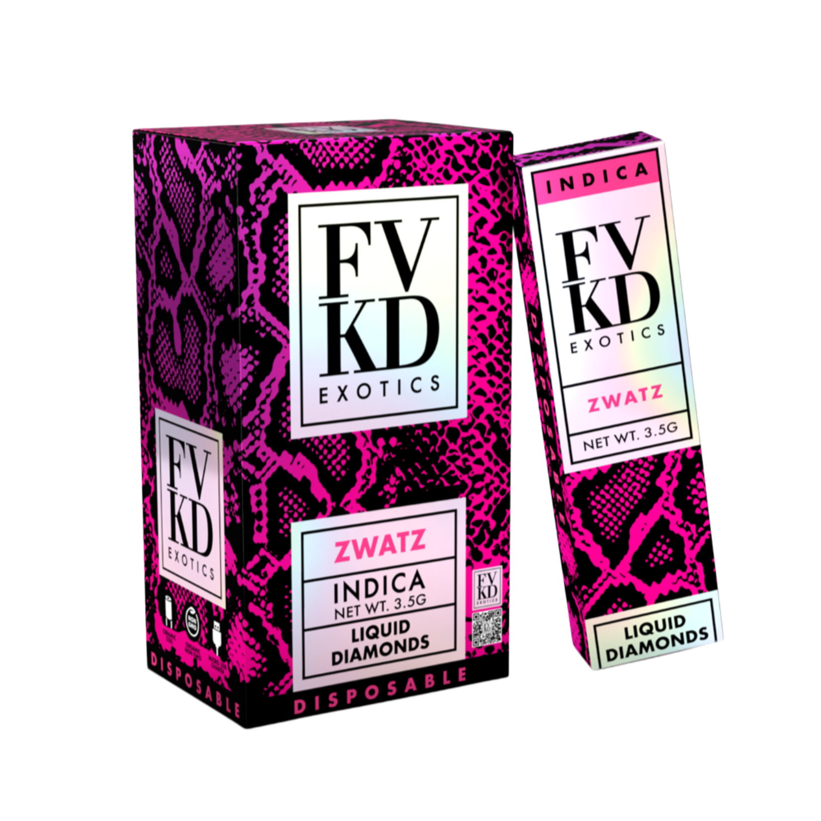 FVKD FVKD Exotics THCa Liquid Diamonds Disposable (3.5g) - Zwatz