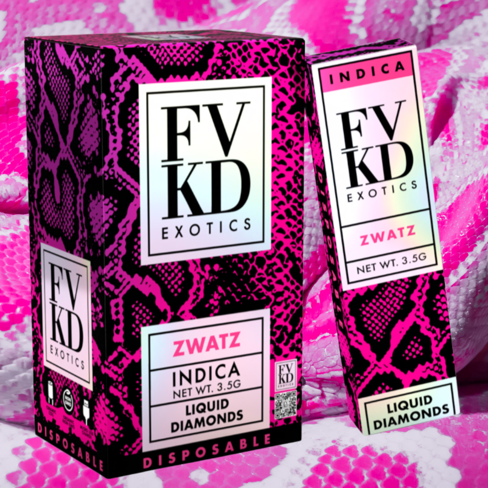FVKD FVKD Exotics THCa Liquid Diamonds Disposable (3.5g) - Zwatz