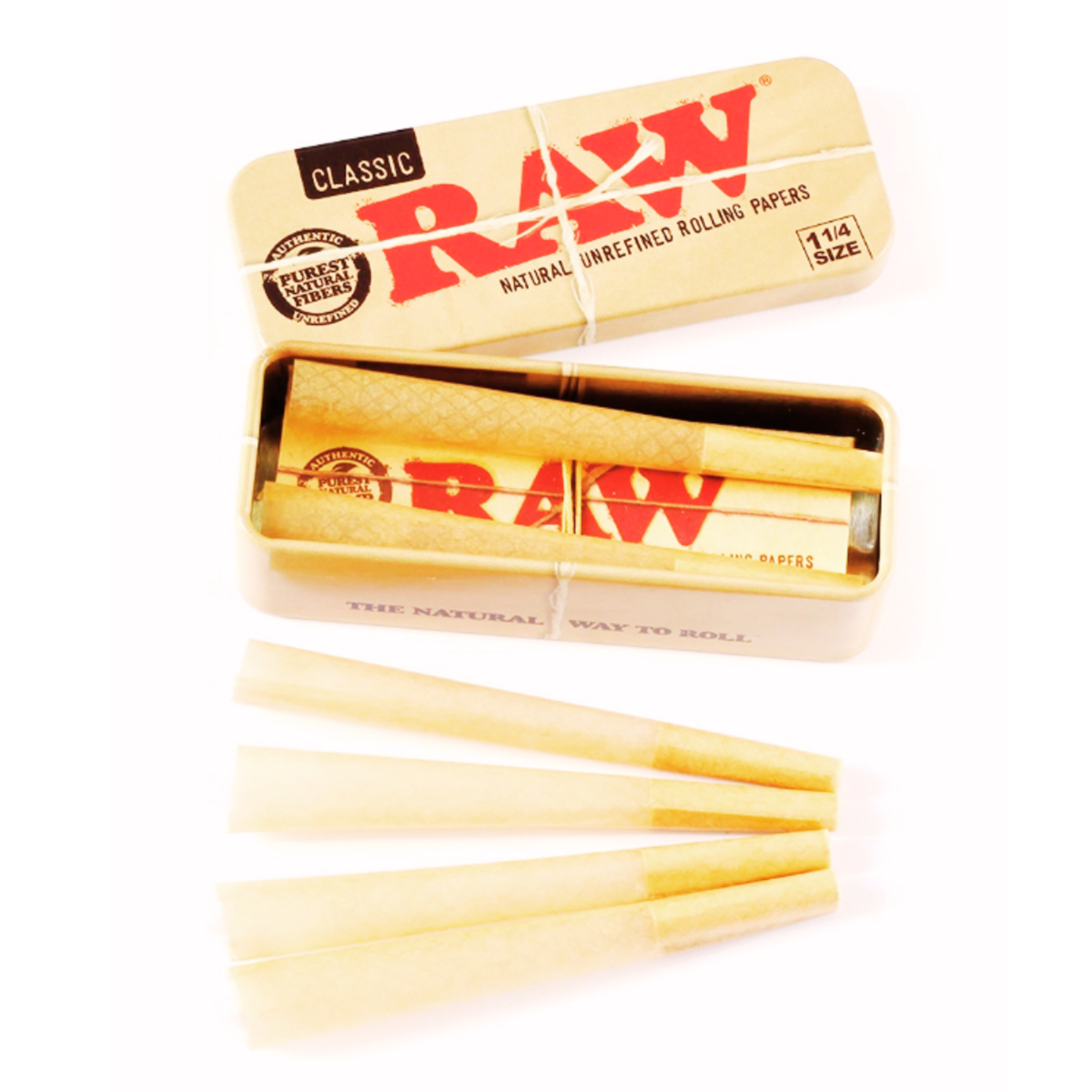 RAW RAW Classic Metal Rolling Caddy 1 1/4" Size