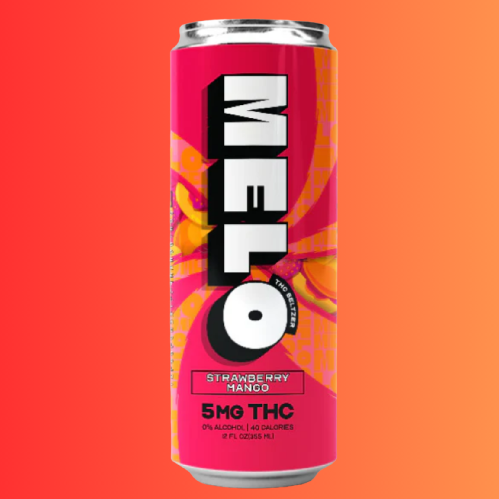 Melo Melo THC 5mg Seltzer Strawberry Mango