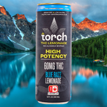 Torch Torch High Potency 60mg THC Seltzer Blue Razz Lemonade