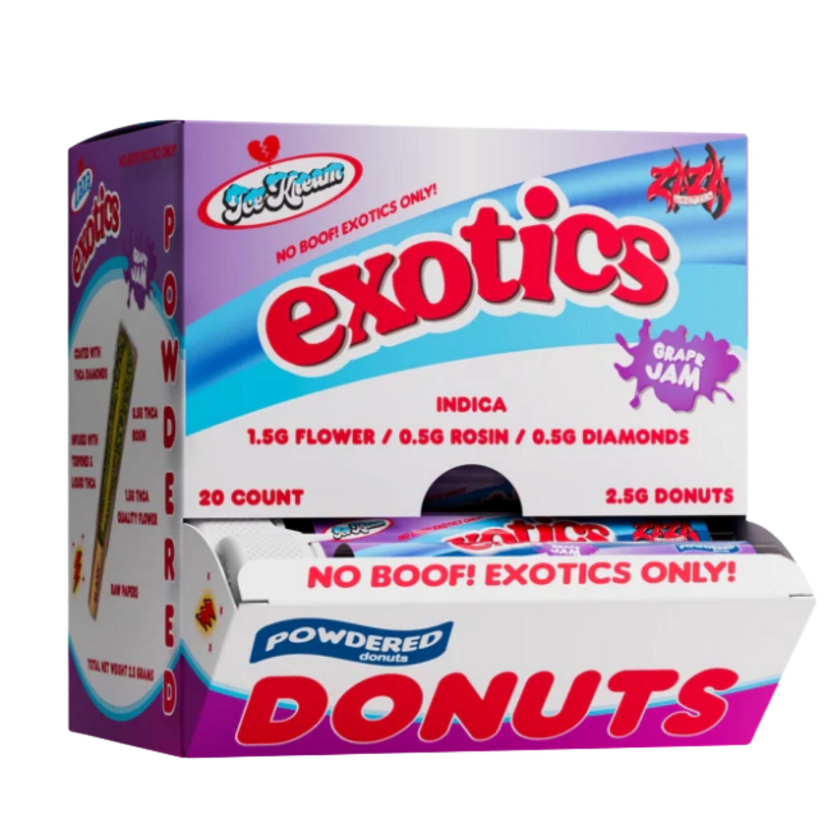 Ice Kream Ice Kream Exotics 2.5G Pre-Roll - Grape Jam