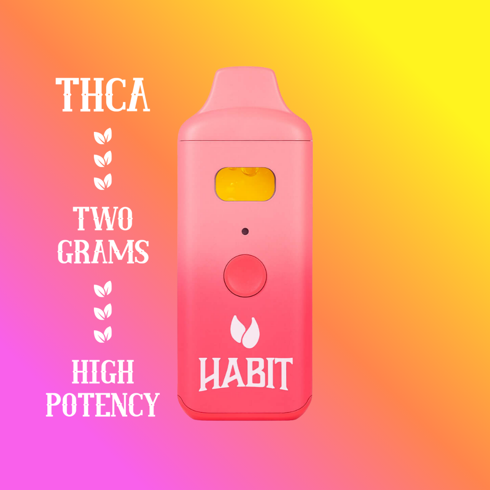Habit Habit Live Resin THCA Disposable (2 Grams) - Candy Jack