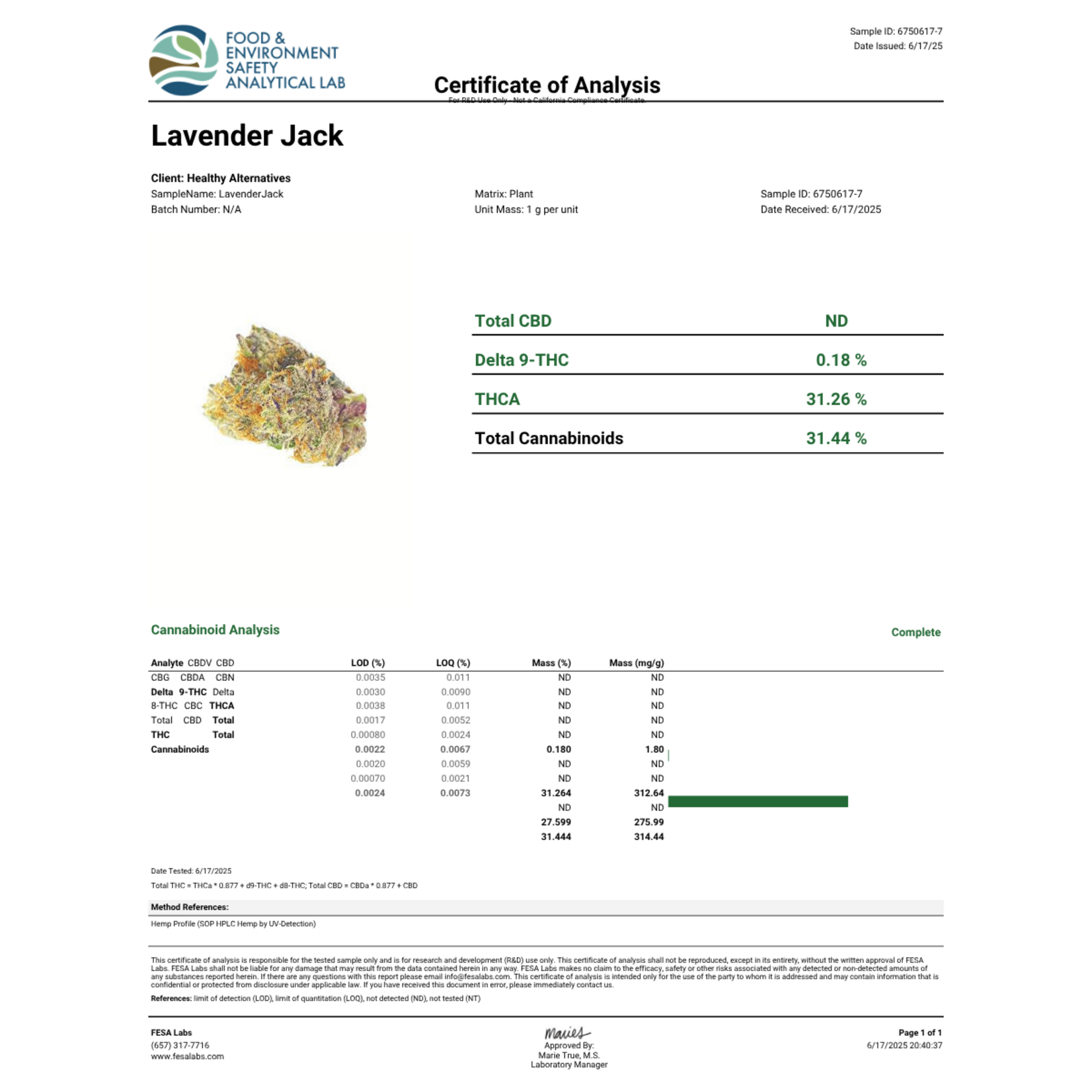 3rd Eye 3rd Eye THCA Flower - Lavender Jack (Sativa)