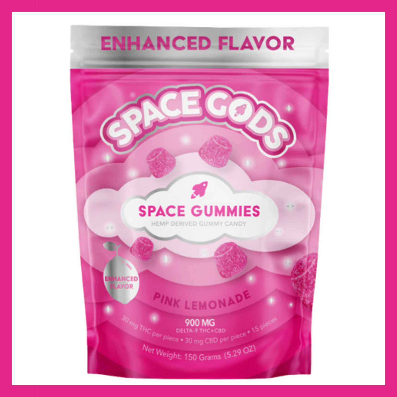 Space Gods Gummies (450mg D9 + 450mg CBD)