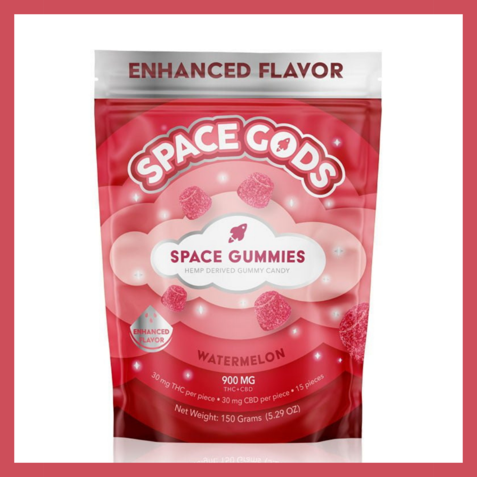 Space Gods Gummies (450mg D9 + 450mg CBD)