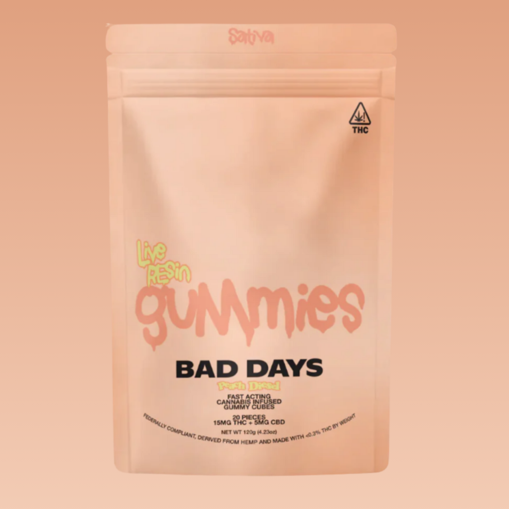 Bad Days Bad Days 300mg D9 + 100mg CBD Gummies