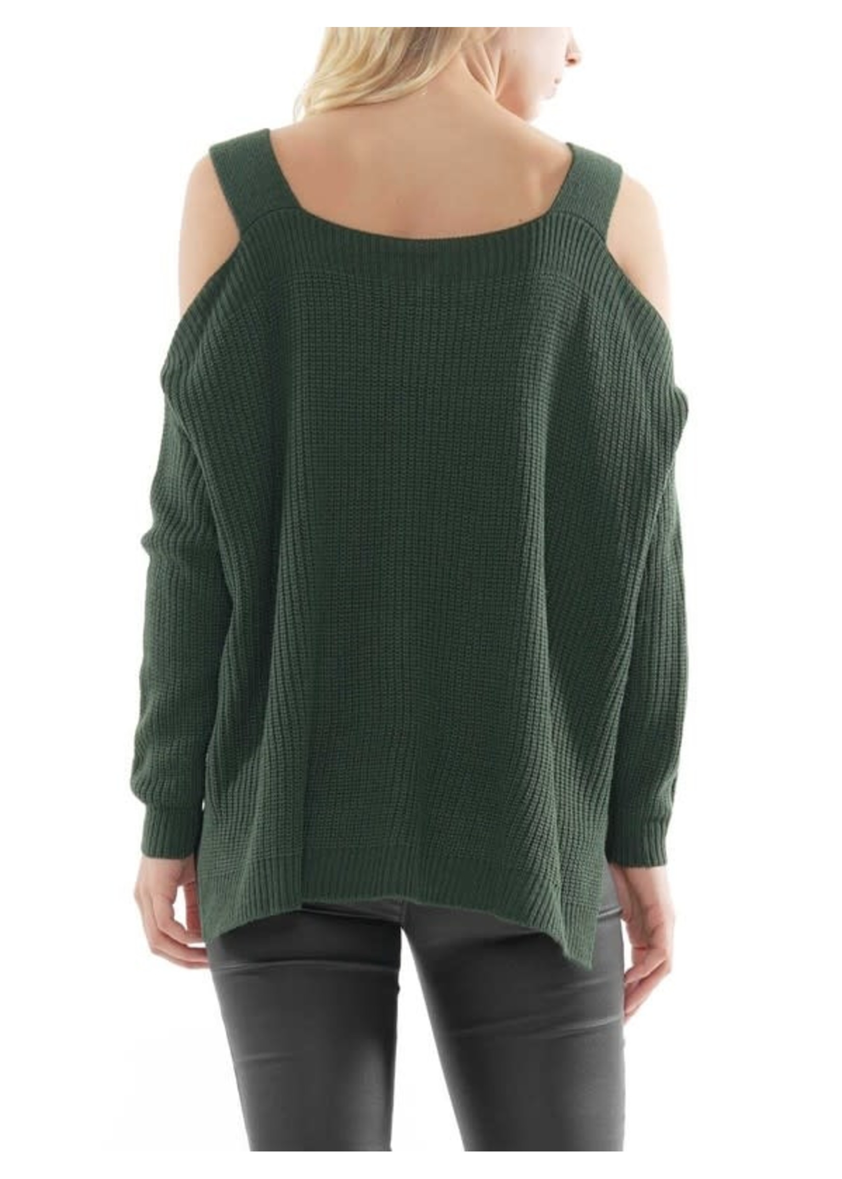 Cold Shoulder Casual Sweater
