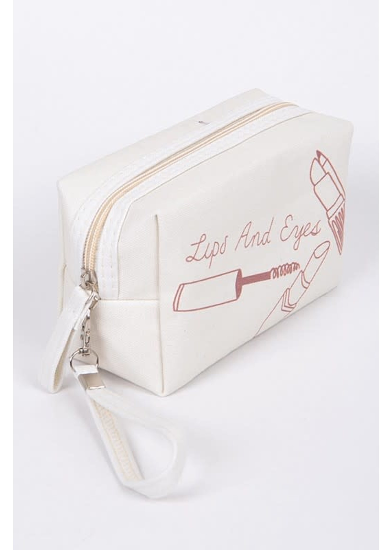 canvas cosmetic pouch