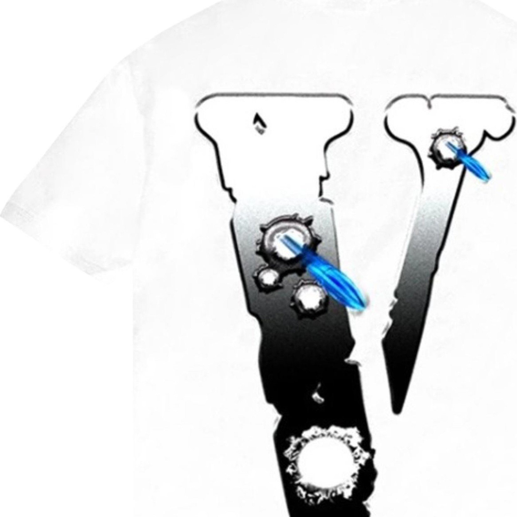 Vlone Vlone x Pop Smoke Hawk Em T-Shirt White (C)