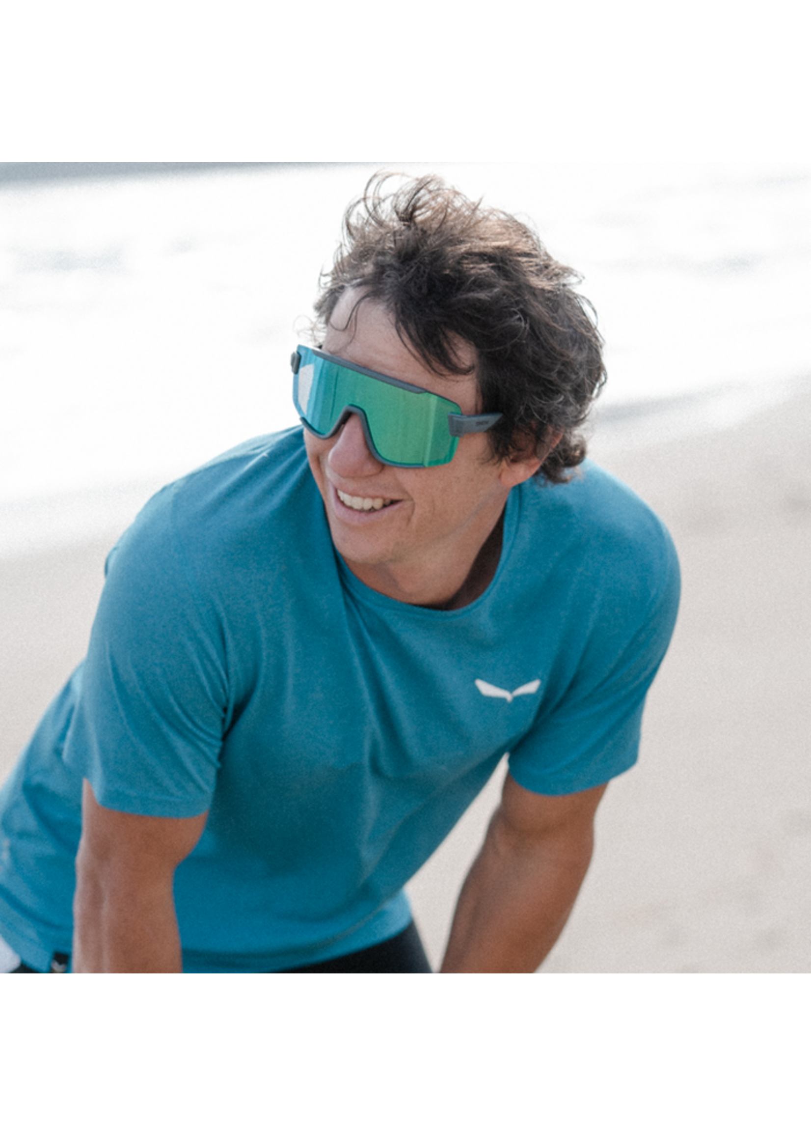 Smith Optics Wildcat Matte Cement ChromaPop Green Mirror / Clear