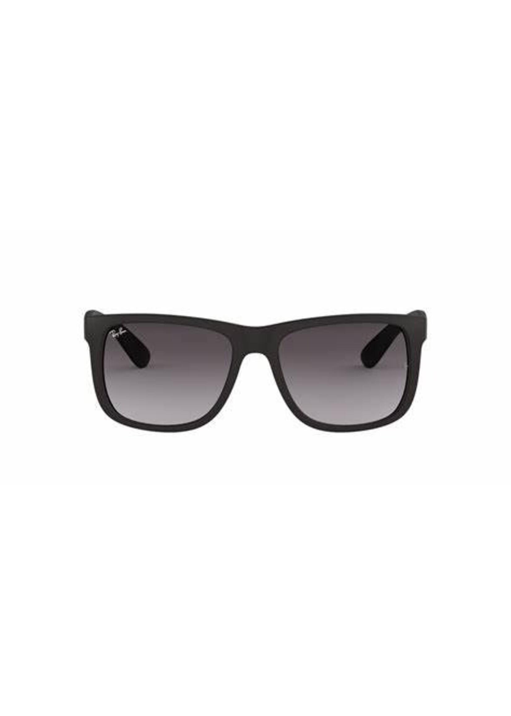 RAY BAN JUSTIN RUBBER BLACK W/ LIGHT GRY GRADIENT DARK
