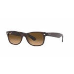 RAY BAN NEW WAYFARER MATTE BRN W/ GRADIENT BRN POLAR