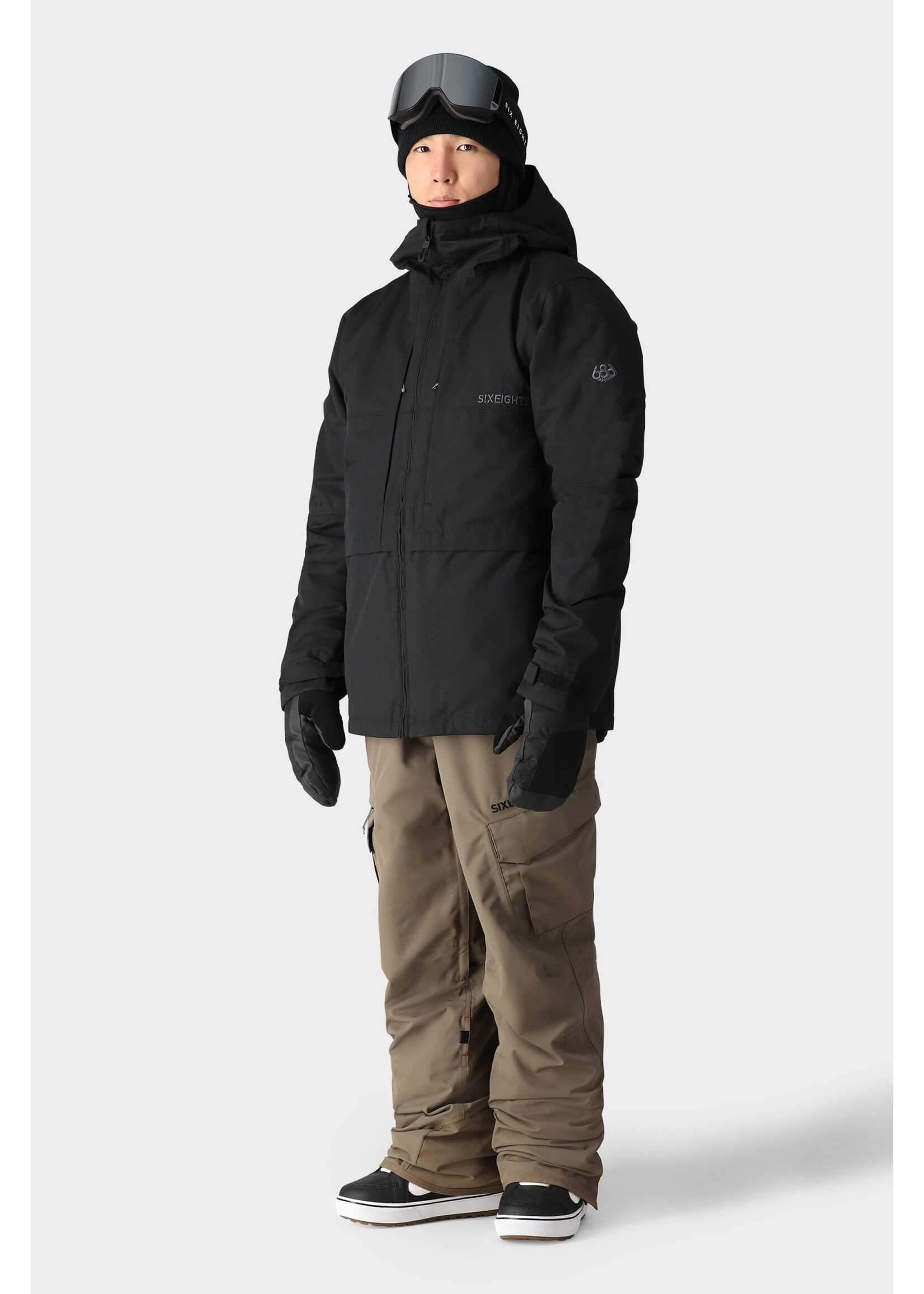 686 686 Smarty 3 In 1 Cargo Bib Tobacco