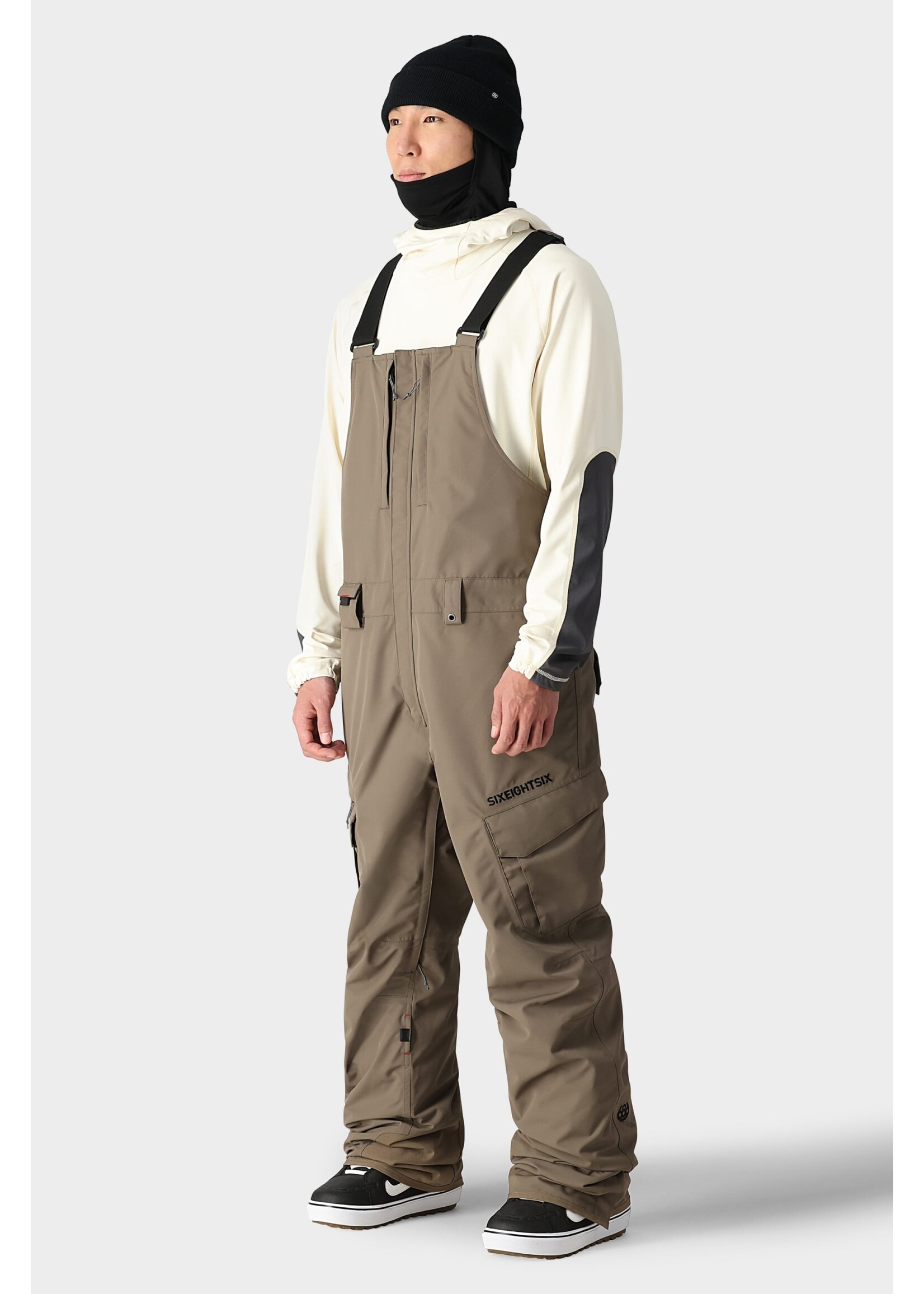 686 686 Smarty 3 In 1 Cargo Bib Tobacco