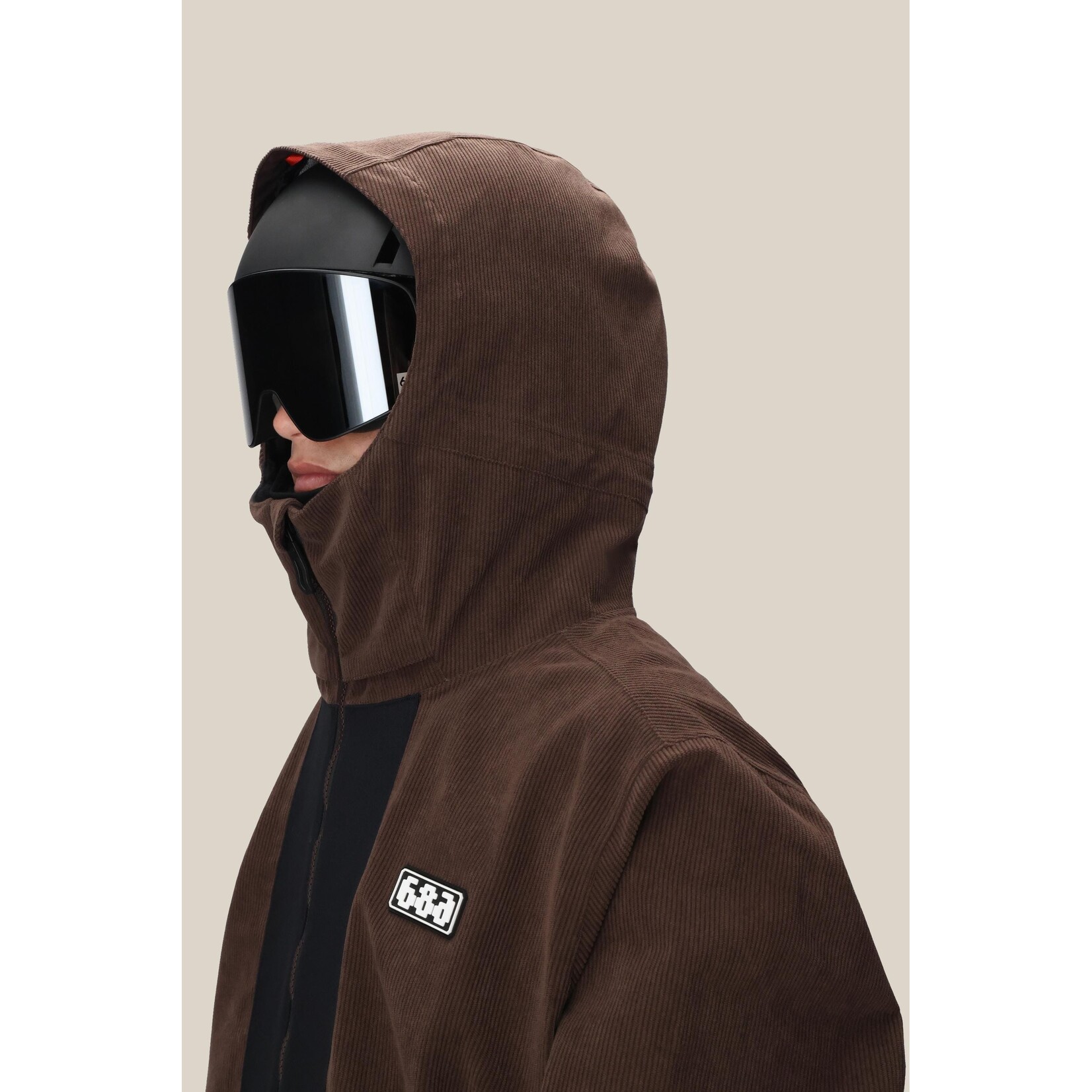 686 MENS GHOST 2.5L ANORAK COFFEE CORDUROY