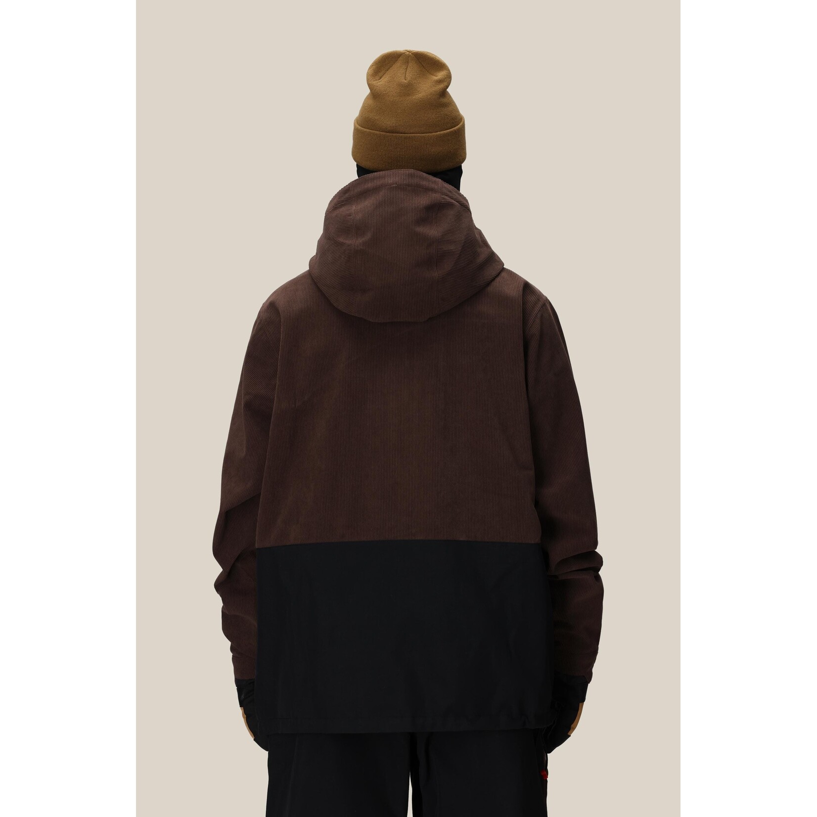 686 MENS GHOST 2.5L ANORAK COFFEE CORDUROY