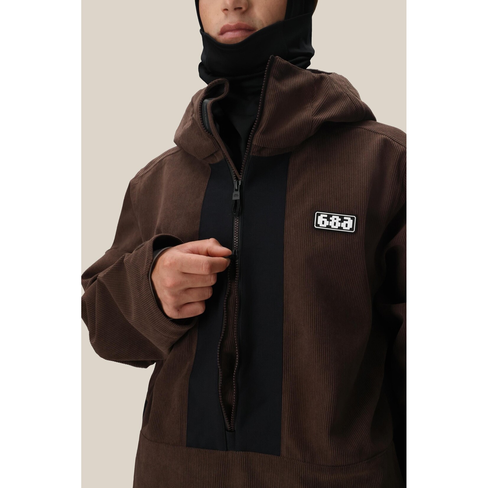 686 MENS GHOST 2.5L ANORAK COFFEE CORDUROY