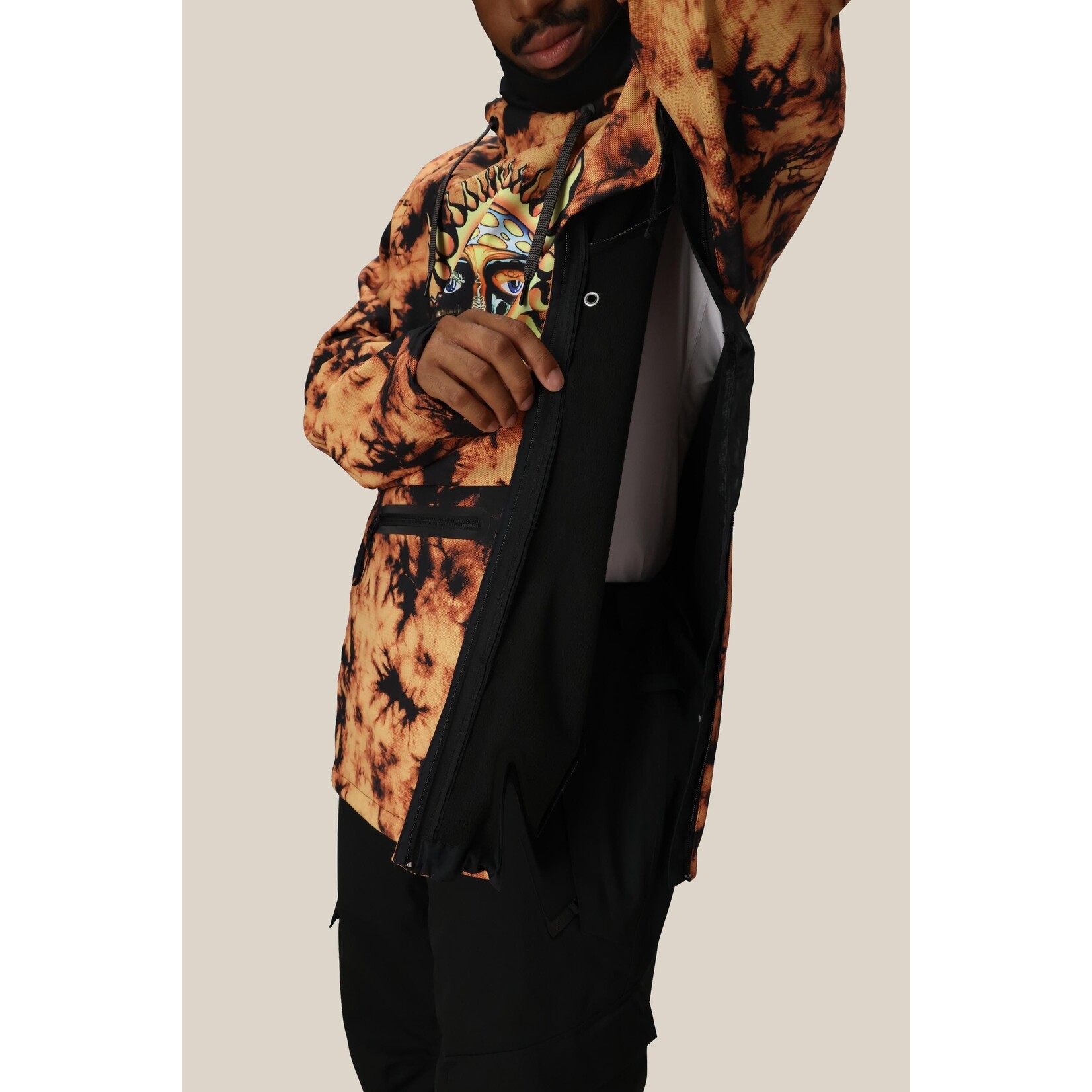 686 MENS WATERPROOF HOODY SUBLIME TYE DYE