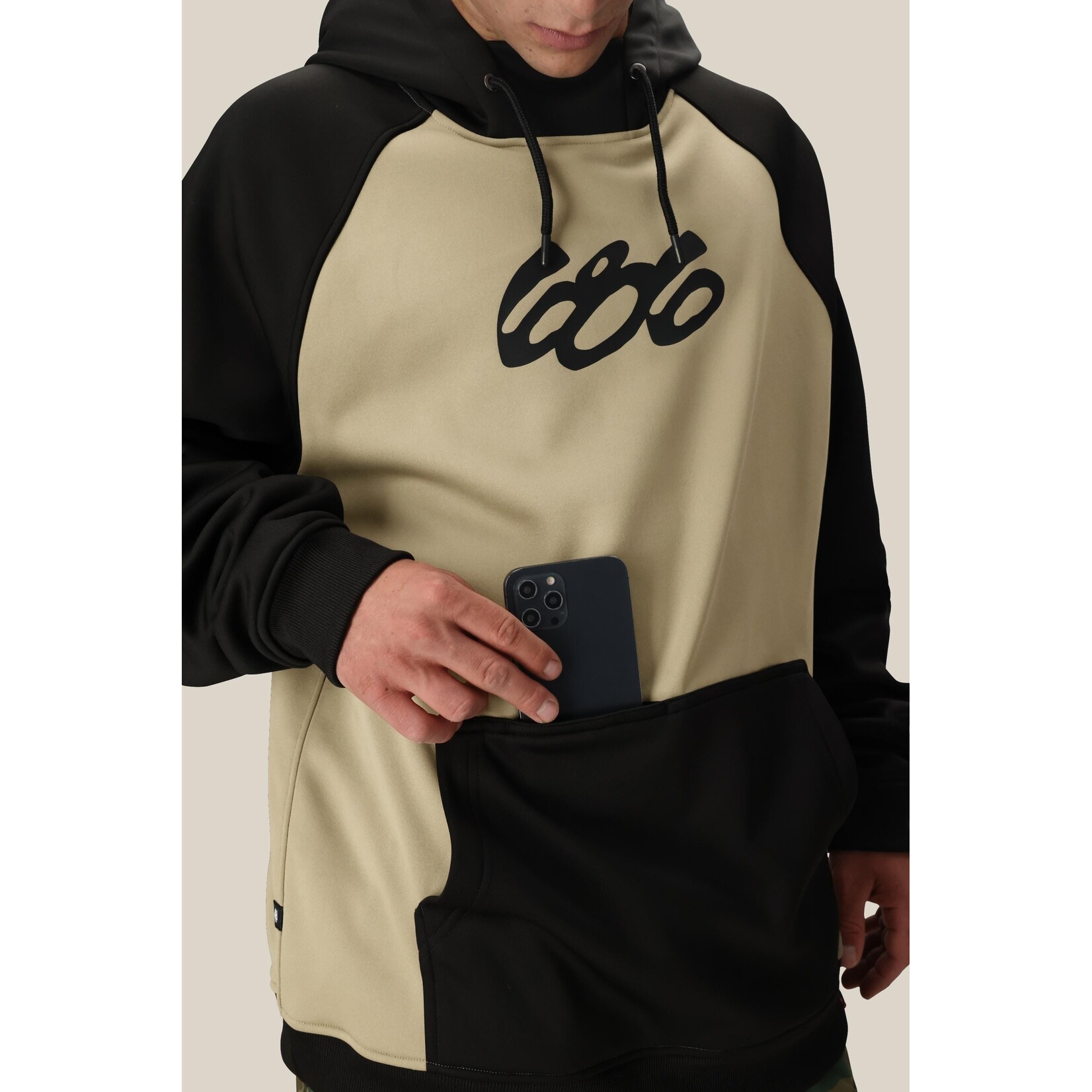 686 MENS BONDED FLEECE HOODY SAGE COLORBLOCK