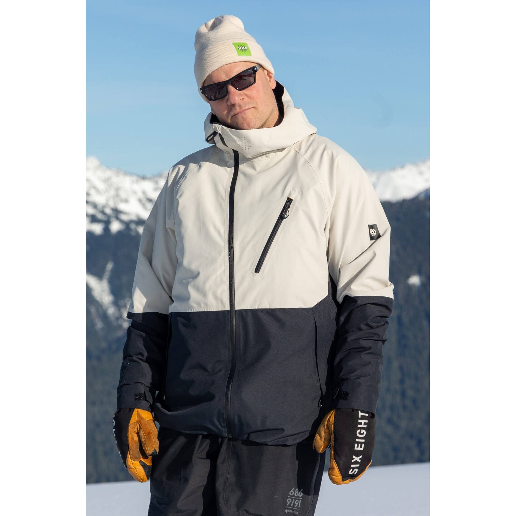 686 MENS HYDRA THERMAGRAPH JKT LIMESTONE COLORBLOCK