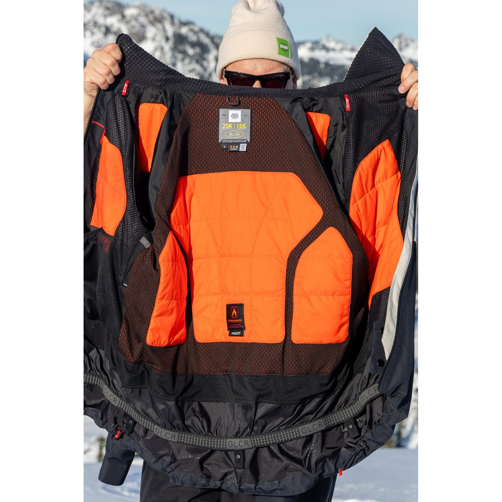 686 MENS HYDRA THERMAGRAPH JKT LIMESTONE COLORBLOCK
