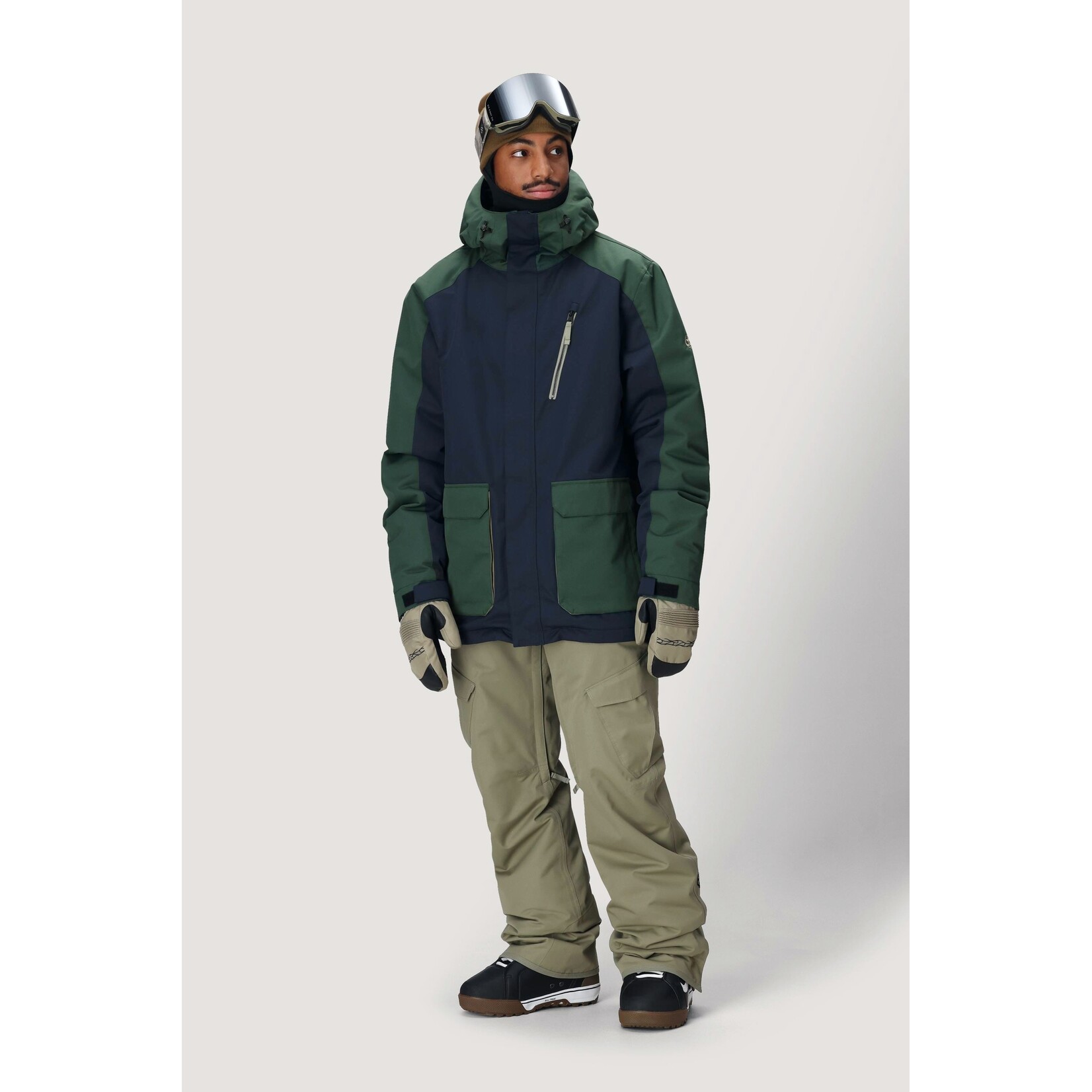 686 MNS NIGHTLINE INSULATED JACKET NAVY COLORBLOCK