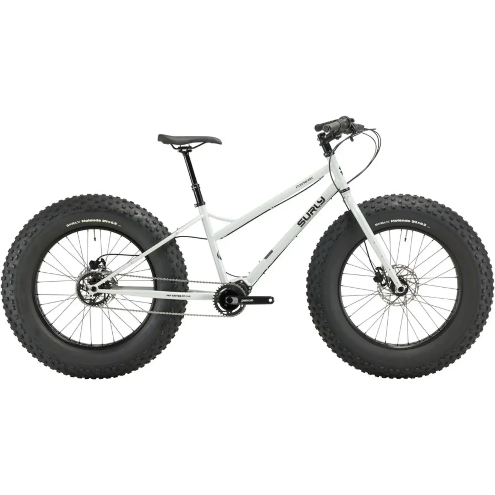 Surly Surly Moonlander Fat Tire Bike - 24", Steel, Lunar Dust Gray, Medium