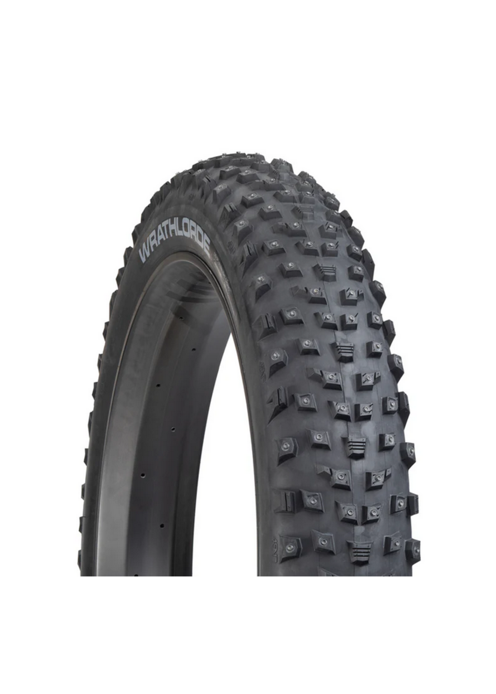 45NRTH 45NRTH Wrathlorde Tire - 27.5 x 4, Tubeless, Folding, Black, 120 TPI, 300 XL Concave Carbide Studs