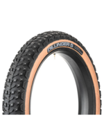 45NRTH 45NRTH Dillinger 5 Tire - 26 x 4.6, Tubeless, Folding, Tan, 60tpi, 258 Concave Carbide Aluminum Studs