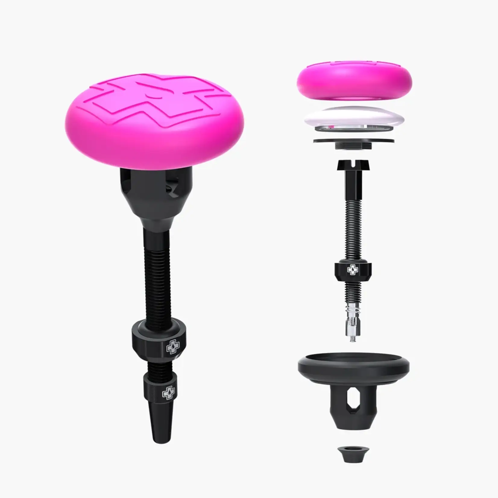 Muc-Off Muc-Off, Tubeless Tag Holder, Black/Pink