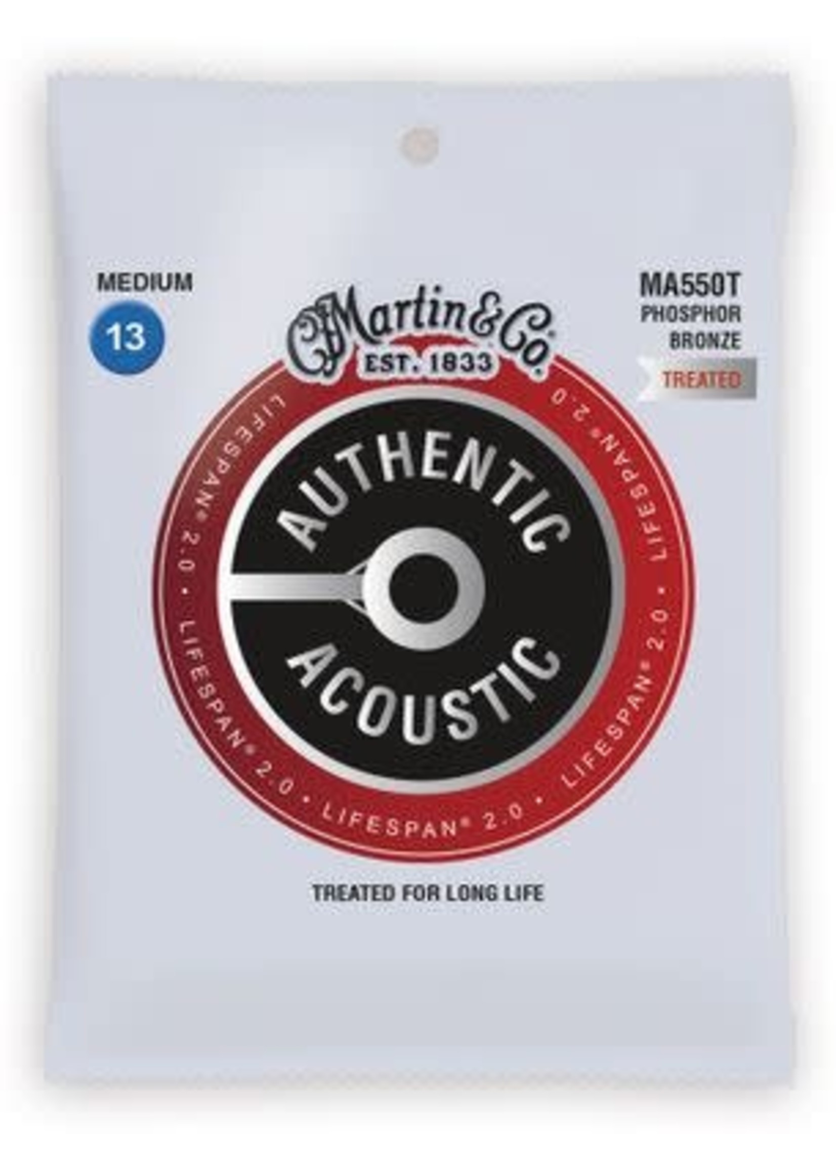 Martin & Co. Martin & Co. Custom Lifespan Medium Acoustic Strings MA550T