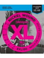 D'Addario D'Addario Nickel Wound Regular Light 12 String 10-40 Exl150