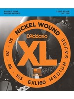 D'Addario D'Addario Nickel Wound Medium Gauge Bass Strings 50-105 EXL160
