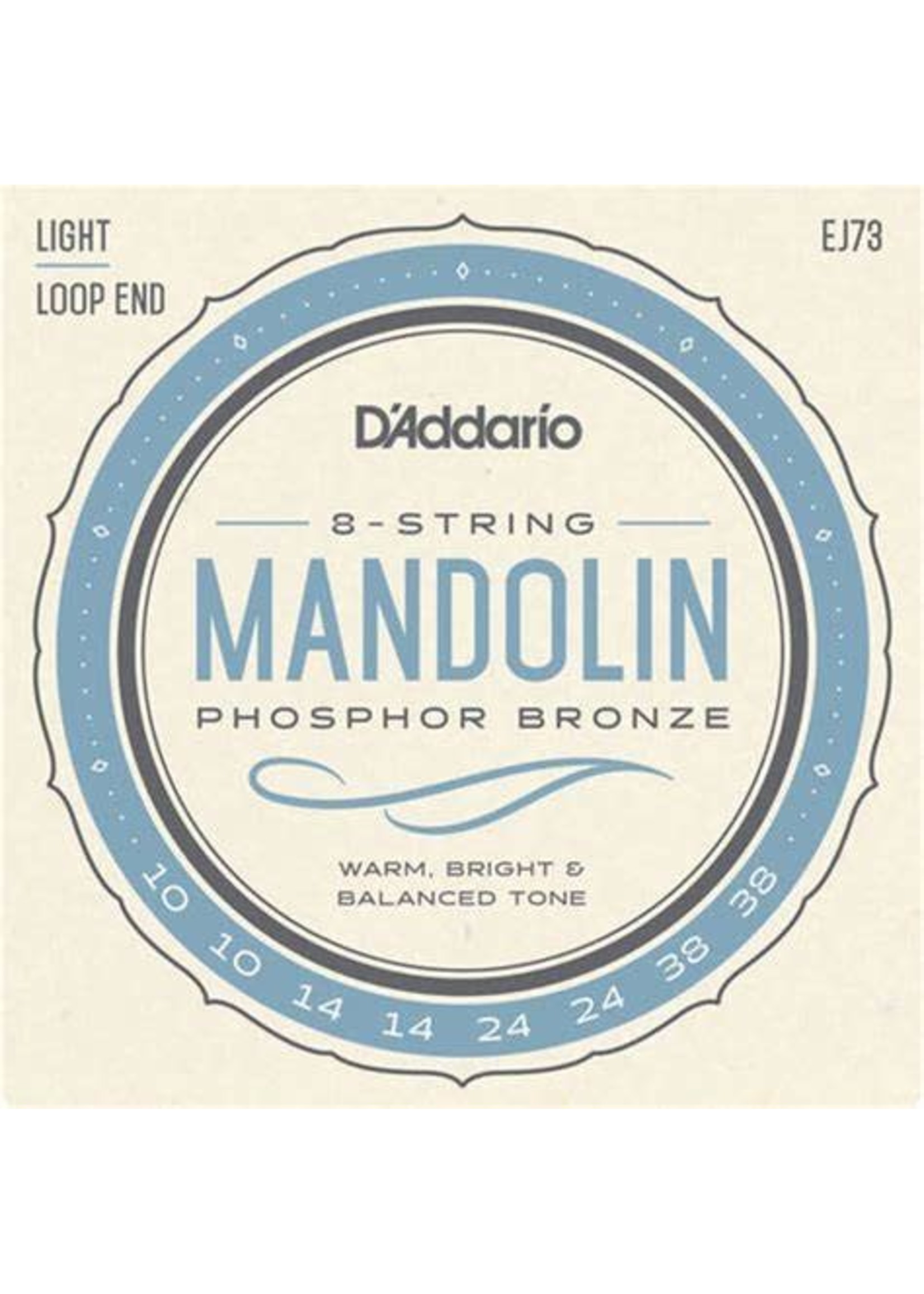 D'Addario D'Addario EJ73 8 string Mandolin strings - lite019954321833