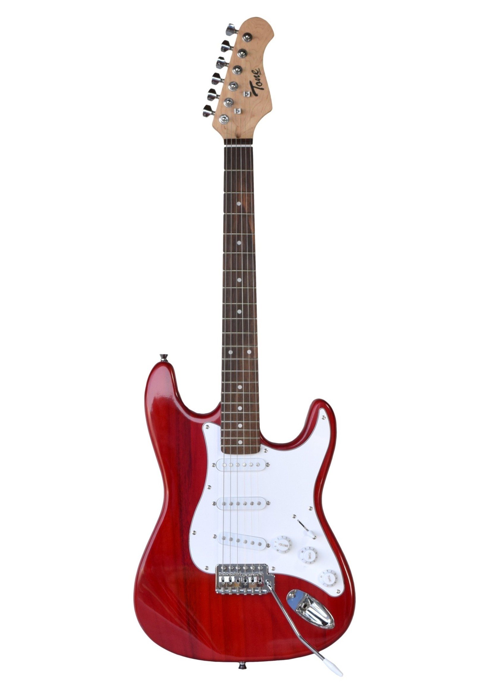 Strat Style Electric Guitar red