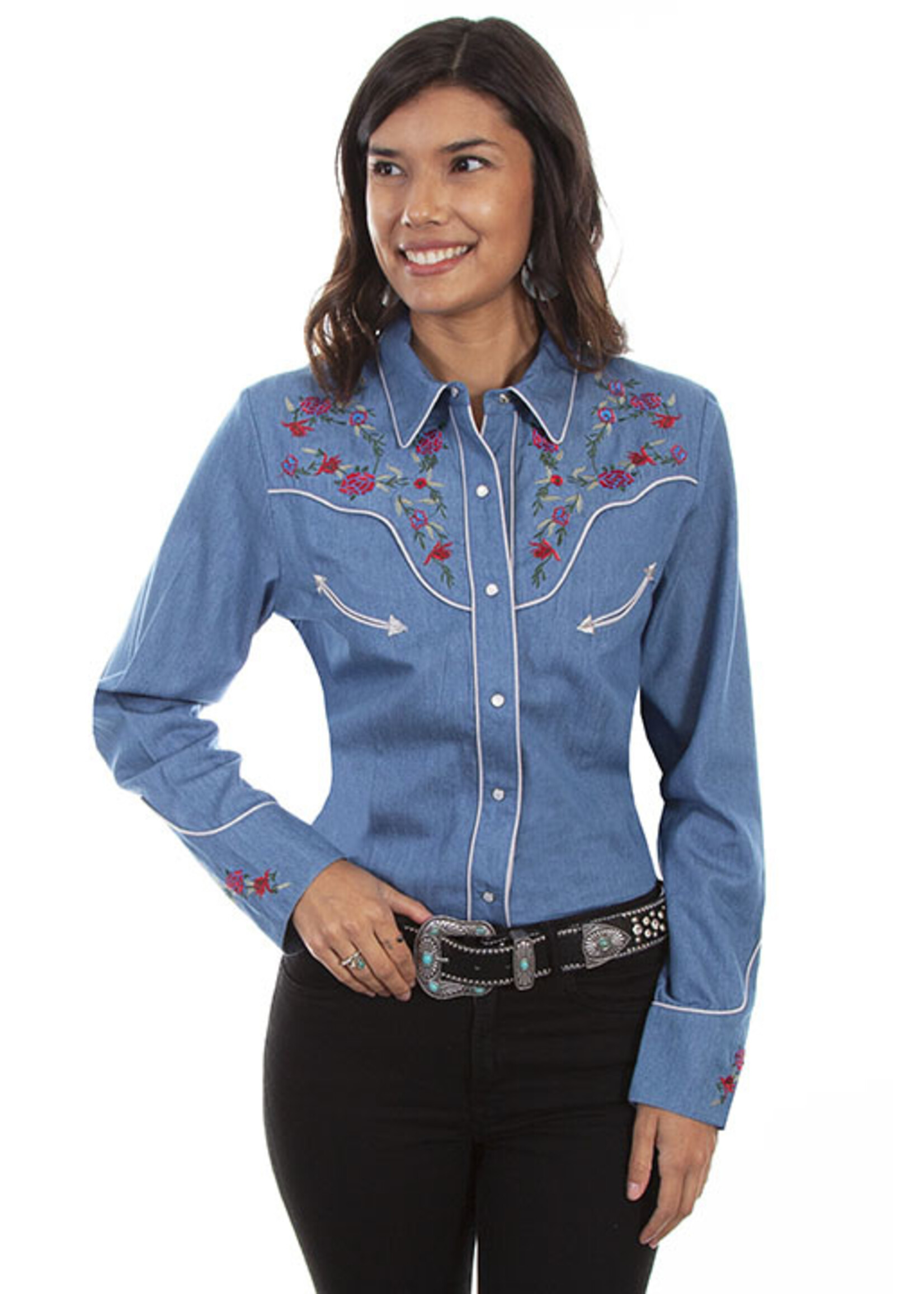 Scully Scully Western Shirt Ladies PL-879