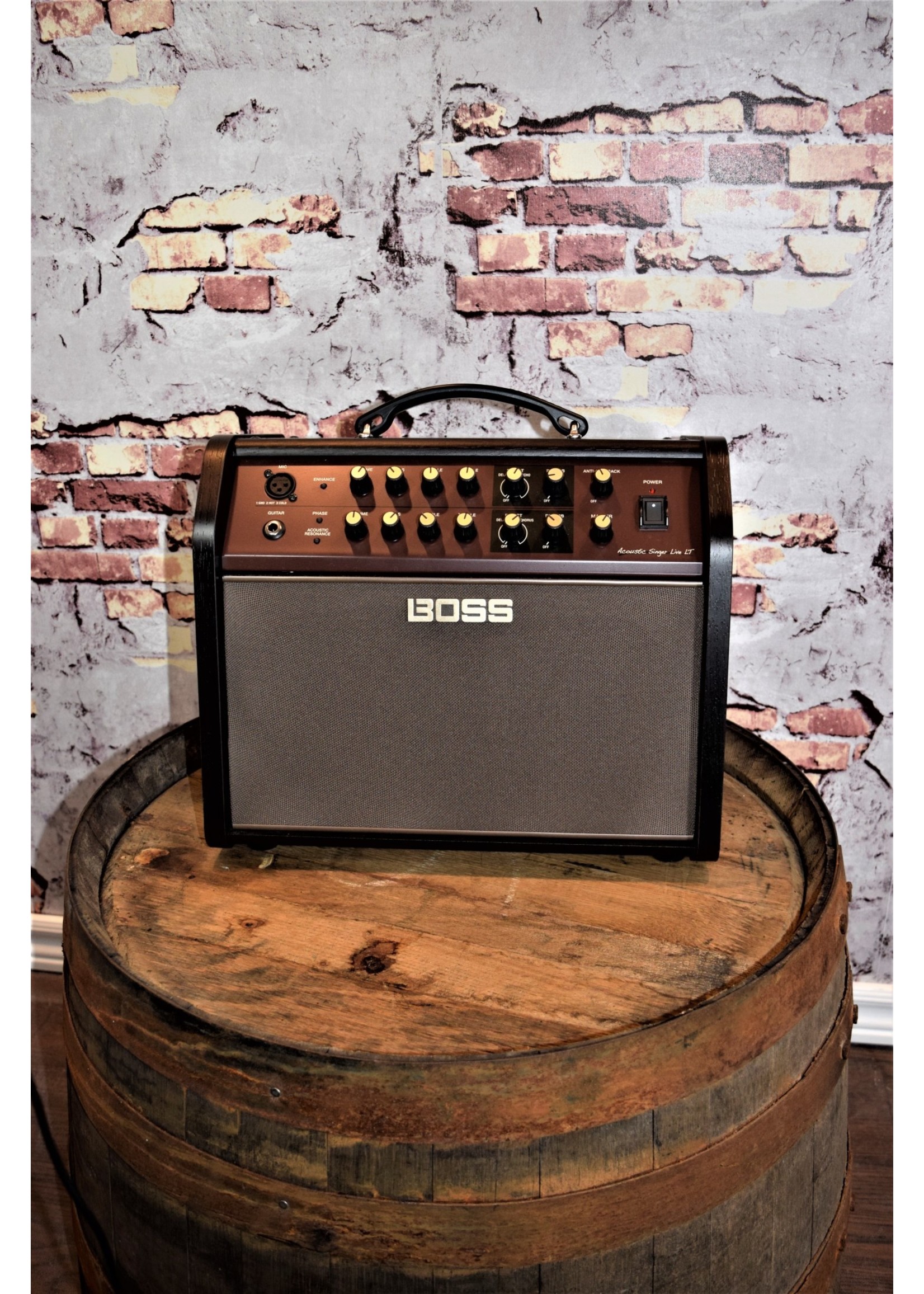 Boss Acoustic Singer Live LT Acoustic Amp - Peach Guitars