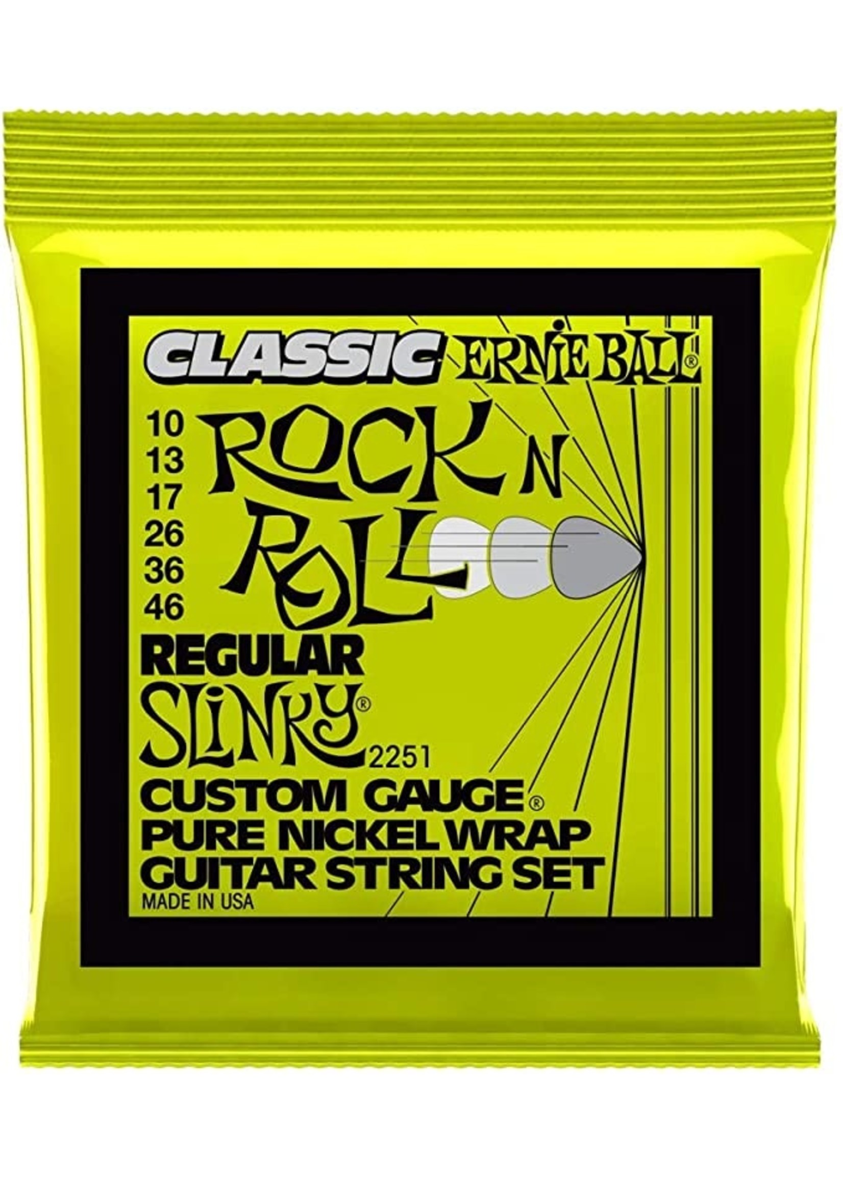 Ernie Ball Ernie Ball Classic pure nickle rockers Reg. Slinky  10-46