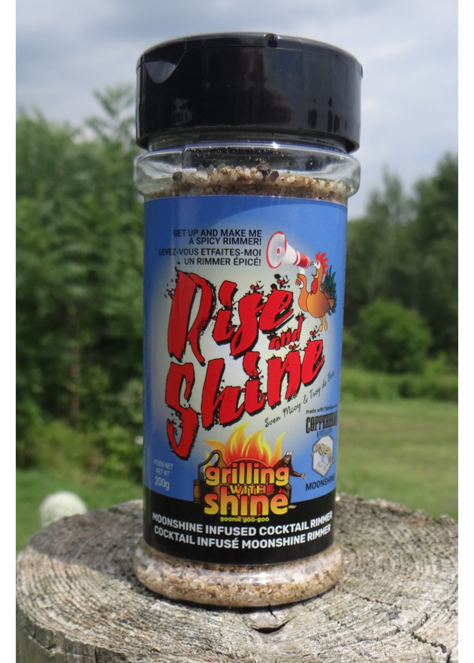 Grilling with Shine ‘Rise and Shine’ Moonshine Infused Cocktail Rimmer