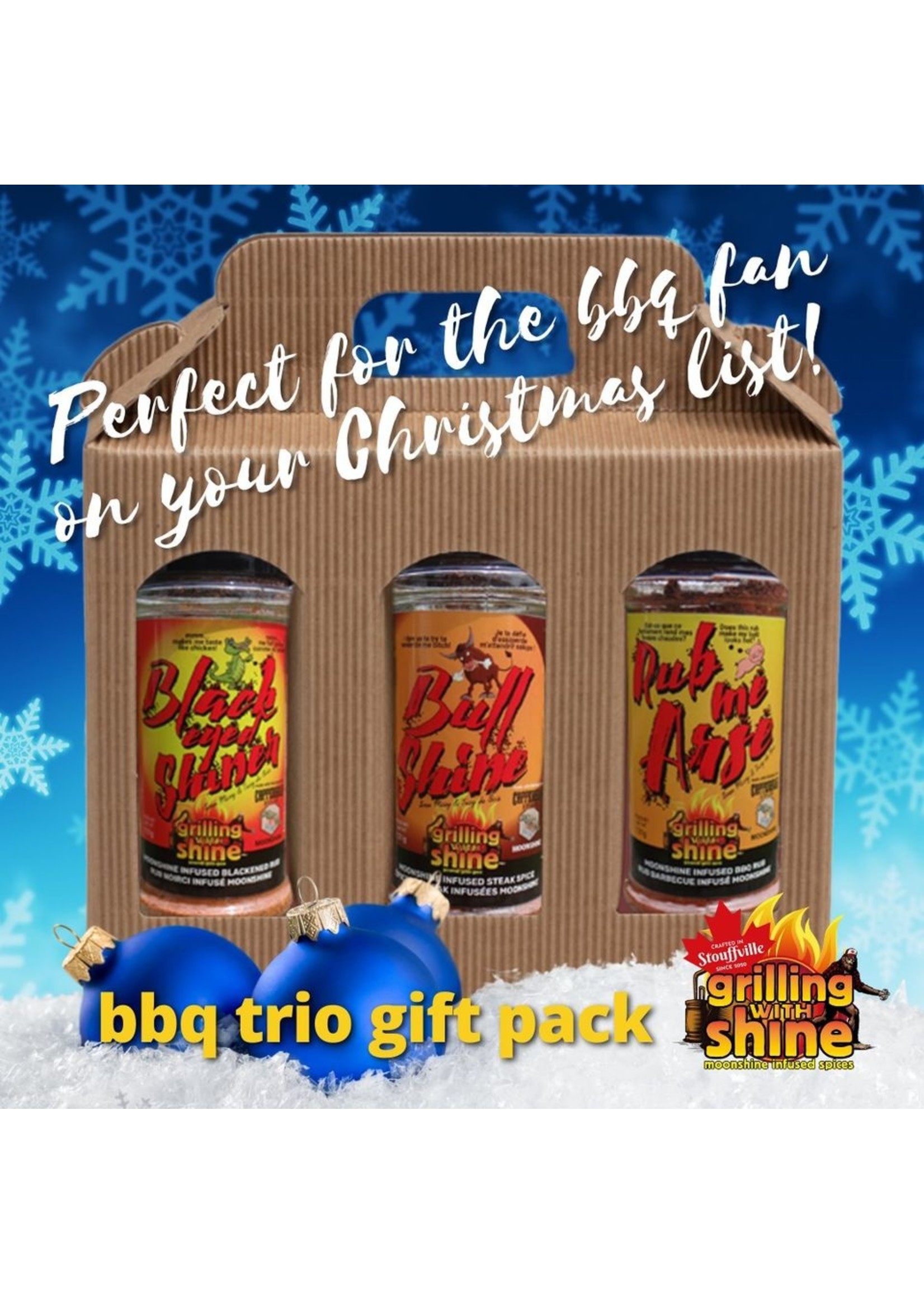 Grilling with Shine BBQ Trio Gift Pack