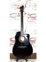 Jay Turser Jay Turser TTA524D-CE Acoustic guitar with pick up - Black