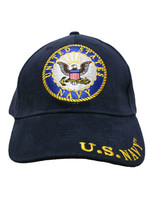 Eagle Emblems Cap Navy with Emblem