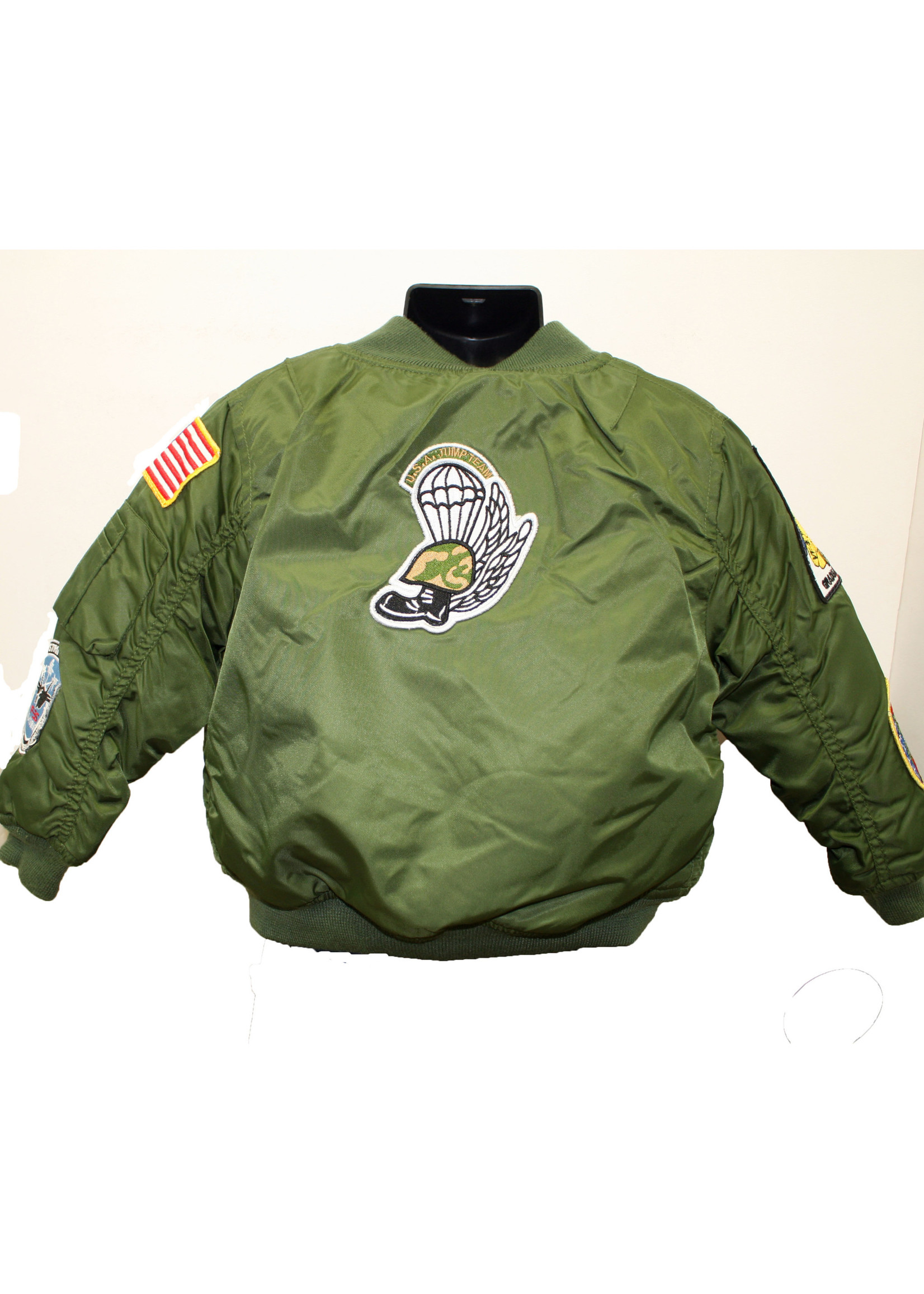 Up and Away Youth Green bomber jacket