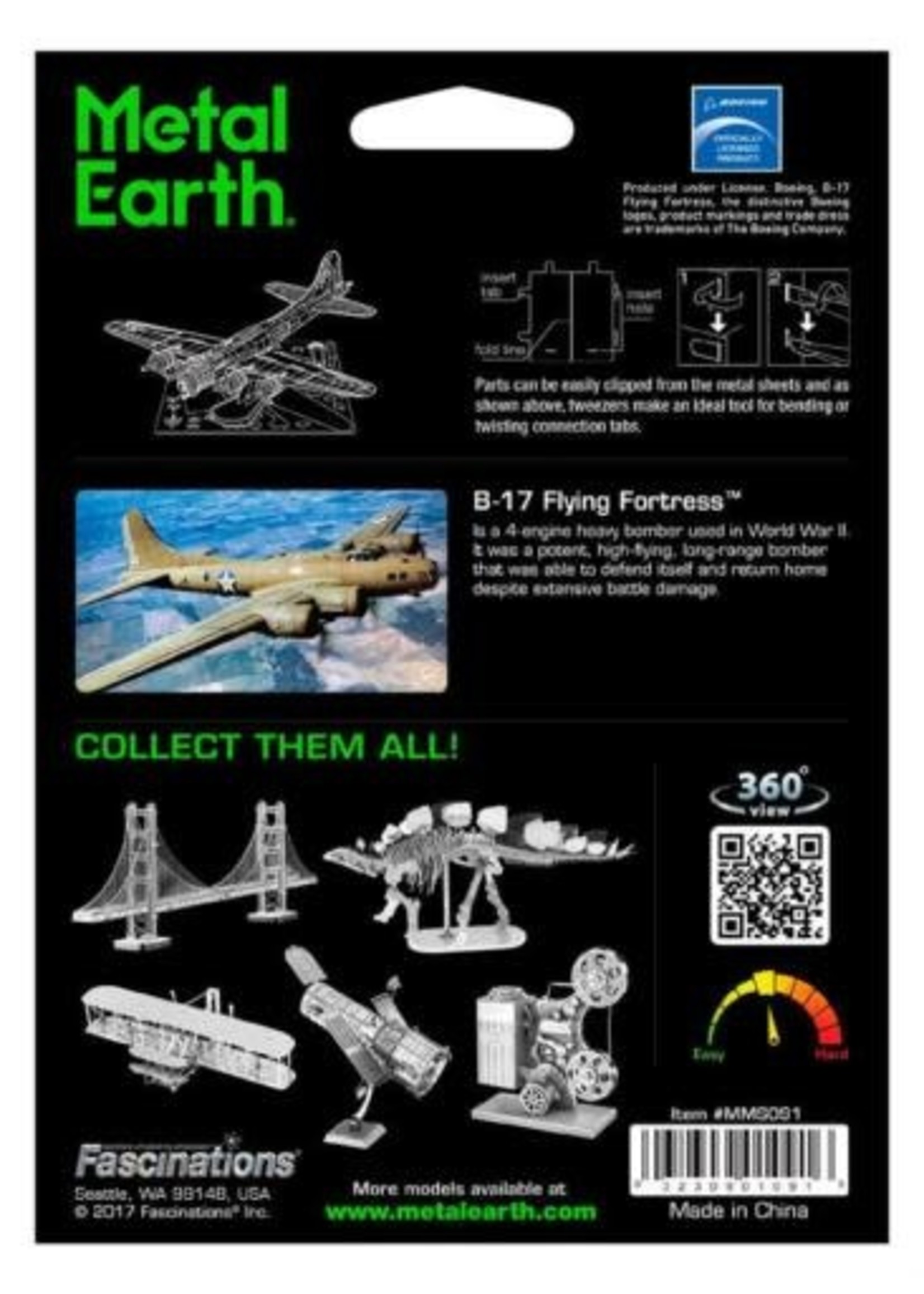 Metal Earth Metal Earth B-17 Flying Fortress