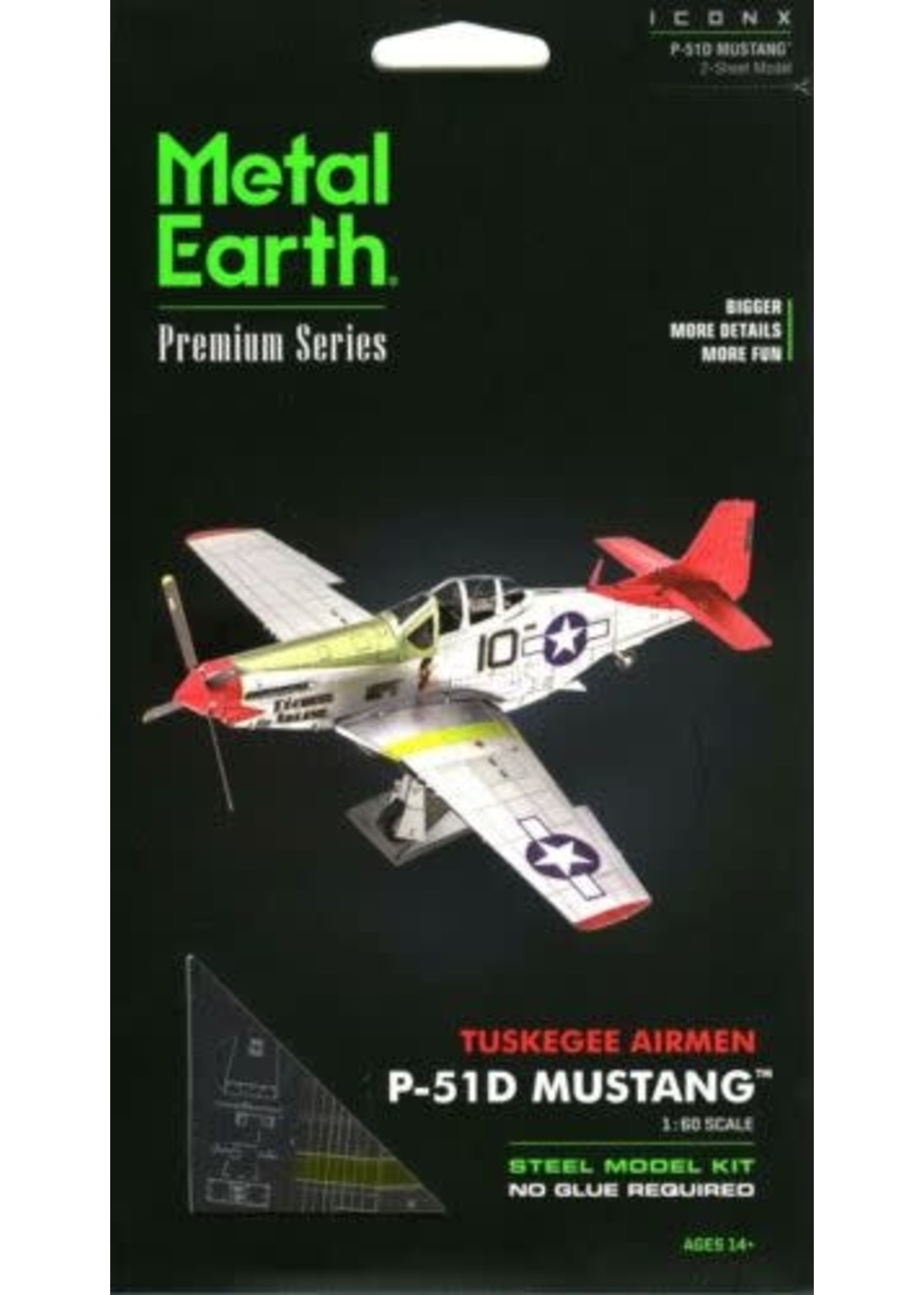 Metal Earth Metal Earth P-51 D Tuskegee Airmen  Premium