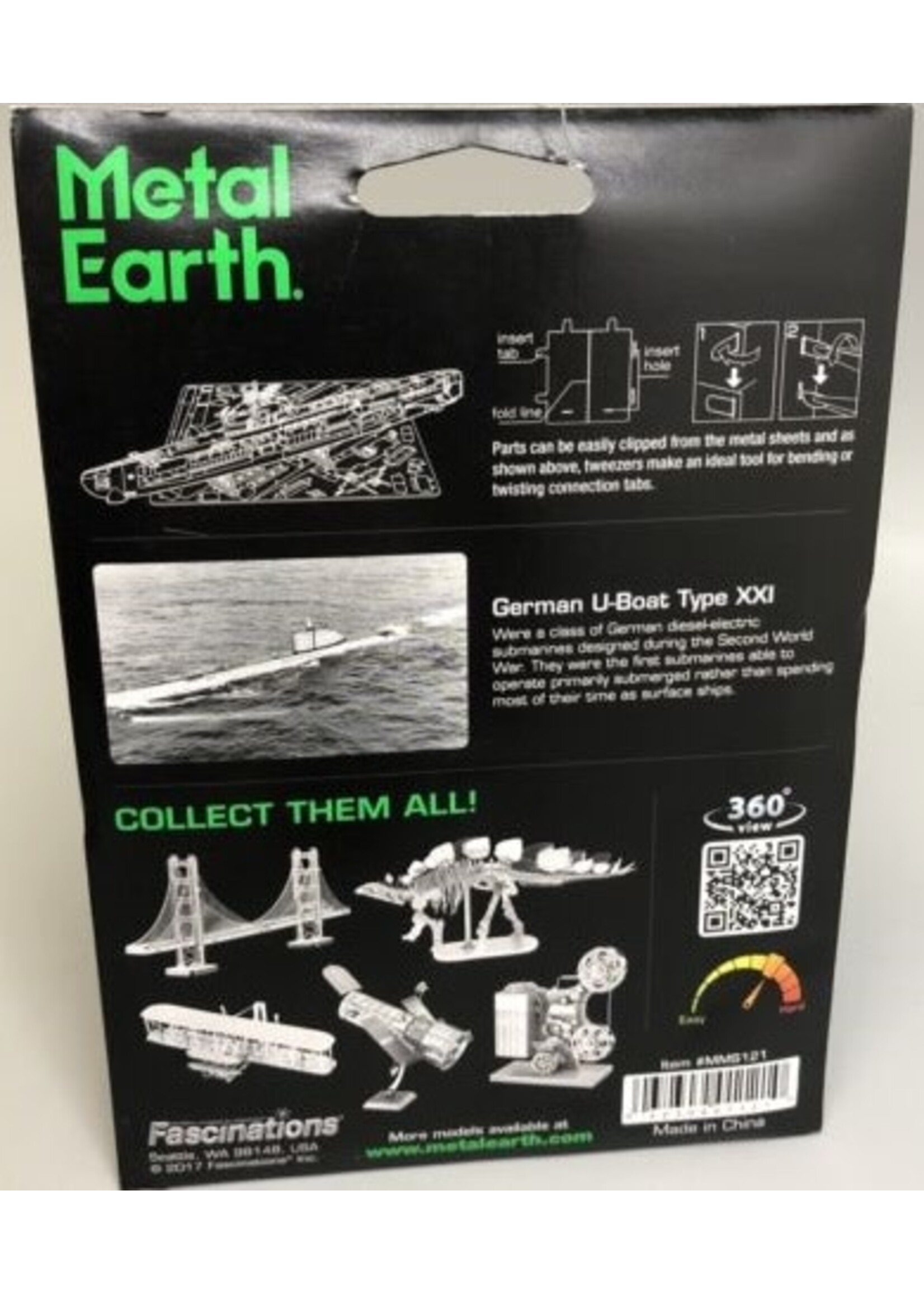 Metal Earth Metal Earth German U-Boat XXI