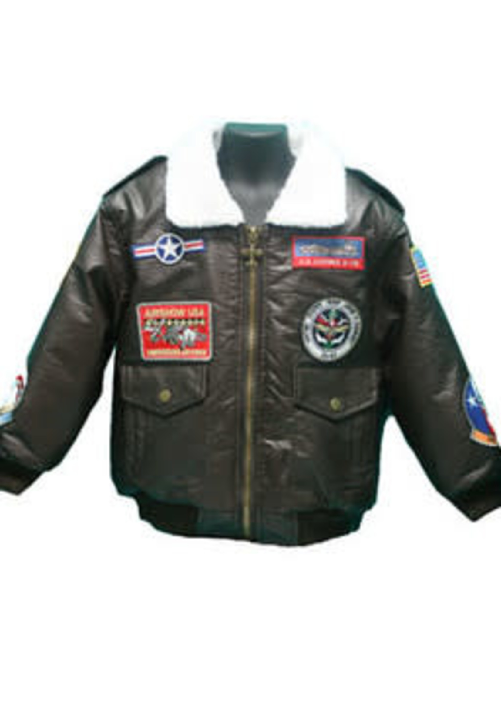 Up and Away Youth A-2 Bomber Jacket Size 14